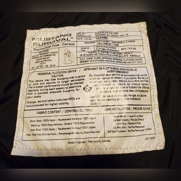 Mustang MC1535 ThermoSystem Plus Coat - RARELY WORN - Picture 10 of 13